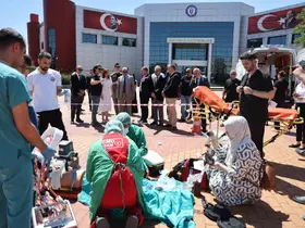 ADÜ’de tatbikat başarıyla yapıldı
