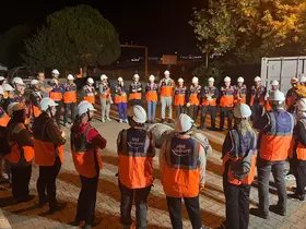 AFAD gönüllüleri sahada uygulamalı eğitim aldı
