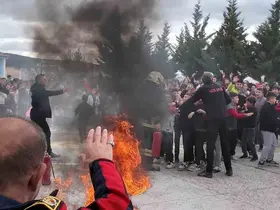Afet tatbikatı gerçeği aratmadı
