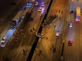 Afyonkarahisar’da tır ile otomobiller çarpıştı: 1 ölü, 7 yaralı

