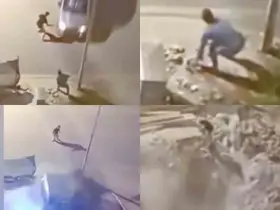 Ağabeyine çarptıktan sonra aracıyla çukura uçan sürücü tutuklandı
