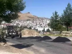 Ağaç dikilerek protesto edilen yolun yapımına başlandı
