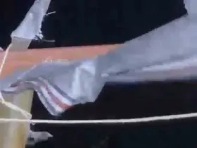 Ağında kampçılar fırtınaya yakalandı... O anlar kamerada
