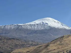Ağrı Dağı beyaza büründü
