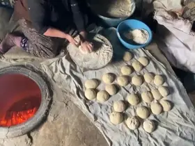 Ağrı’da tandırlar Ramazan için yakıldı

