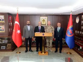 AK Parti heyeti Bilecik Jandarma Eğitim Komutanı İlbey ile bir araya geldi

