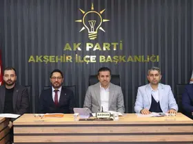 AK Parti Konya İl Başkanı Özgökçen, Akşehir'de gün boyu saha ve teşkilat programına katıldı