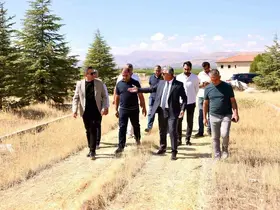 Akçadağ’da yeni mezarlık alanı için çalışmalar başlatıldı
