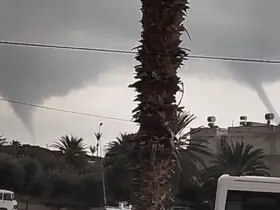 Akdeniz’de çifte hortum
