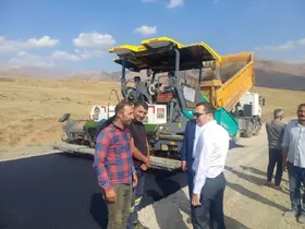 Akkuş ve Çetintaş yolu asfaltlanıyor
