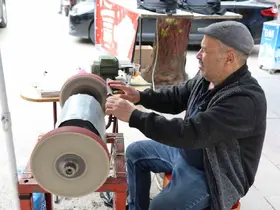 Aksaray’da bıçakçıların kurban mesaisi
