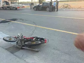 Aksaray’da otomobil ile motosiklet çarpıştı: 1 ağır yaralı
