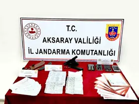 Aksaray’da tefeci operasyonu: 1 tutuklama
