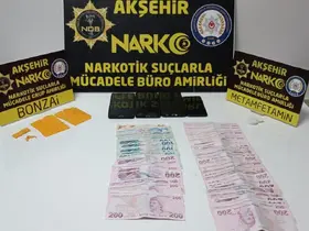 Akşehir'de uyuşturucu operasyonu