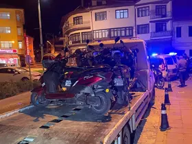 Akşehir’de motosikletlere sıkı denetim