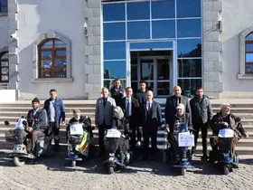 Akülü araçlarına kavuştu
