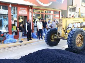 Alaca’da asfalt çalışmaları tam gaz
