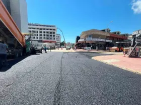 Alanya Belediyesi’nden sıcak asfalt çalışması

