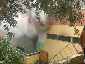 Alanya’da 4 katlı binadaki yangın korkuttu

