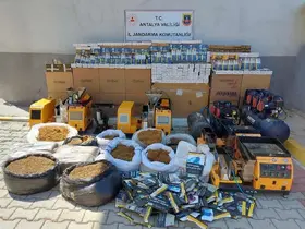 Alanya’da kaçak tütün operasyonu
