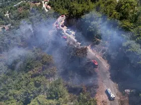 Alanya’da orman yangını 3 saatte kontrol altına alındı
