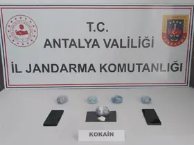 Alanya’da yarım kilo kokain ele geçirildi
