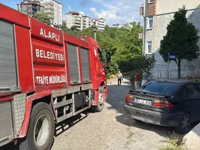 Alaplı’da alev topuna dönen piknik tüpü korkuttu
