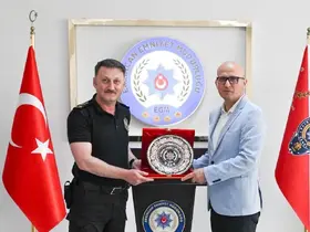 Albay Aslan’dan veda ziyareti
