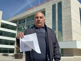 Alev topuna dönen tırdan atlayarak kurtuldu, tamirciden şikayetçi oldu
