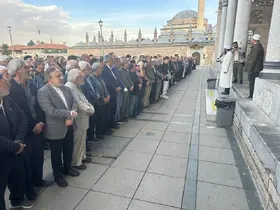 Ali Galip Doğan Hoca'ya gözyaşı ve dualarla veda