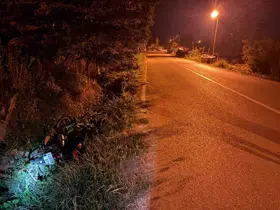Alkollü motosiklet sürücüsü kaza yaptı: Hayati tehlikesi bulunuyor
