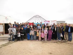 Altay köyünde "Ailem Okulum" projesiyle Kazak kültürü tanıtıldı
