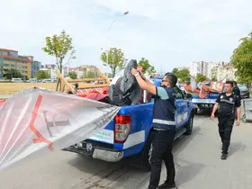 Altınşehir ve 23 Nisan’da kaldırım işgallerine karşı kapsamlı denetim

