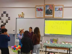 Altıntaş’ta öğrenciler kitapları drama ile canlandırdı
