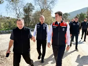 Altyapı yatırımları yerinde incelendi
