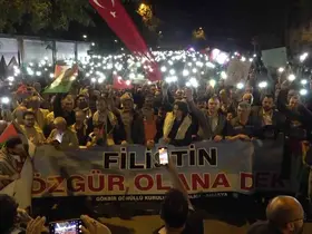 Amasya’da 5 binden fazla kişinin katılımıyla Filistin’e destek yürüyüşü düzenlendi
