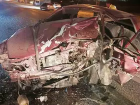 Amasya’da iki otomobil kafa kafaya çarpıştı: 4 yaralı
