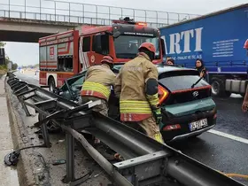 Anadolu otoyolunda kaza: 5 yaralı
