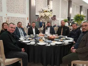 Anahtar Partisi Denizli İl Başkanı Sarun İdmanyurdu’nun iftar yemeğine katıldı
