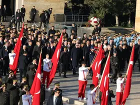 Anıtkabir’de 10 Kasım töreni düzenlendi

