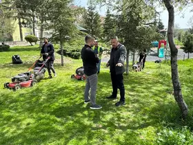 Ankara yeşil alanları ile yaz aylarına hazırlanıyor

