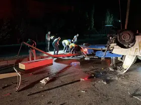 Ankara’da otomobil takla attı: 1 ölü
