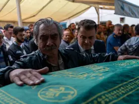 Anne, baba ve oğullarına yürek burkan veda
