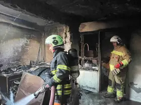 Antakya’da müstakil evde yangın çıktı
