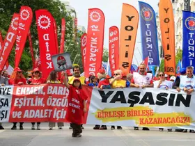 Antalya’da 1 Mayıs coşkusu
