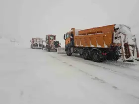 Antalya’da bin 825 rakımlı Alacabel’de kar yağışı
