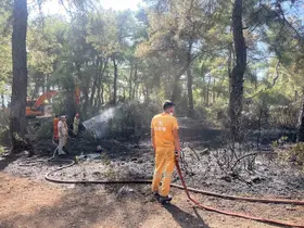 Antalya’da çıkan orman yangın kontrol altına alındı
