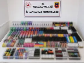Antalya’da kaçak elektronik sigara operasyonu
