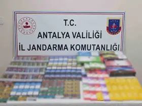 Antalya’da kaçak sigara operasyonu
