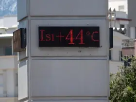 Antalya’da termometreler 44 dereceyi gördü
